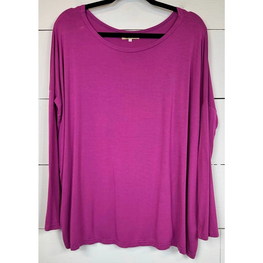 Piko Purple Blouse Women's Medium